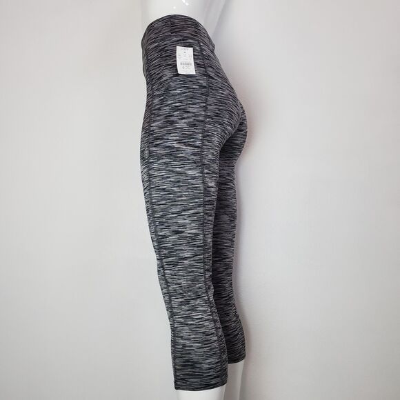 NEW J. Crew Gray Space Dye Cropped Leggings - Picture 3 of 13